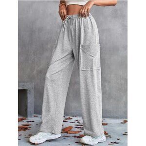 casual grey sweatpants fall winter casual